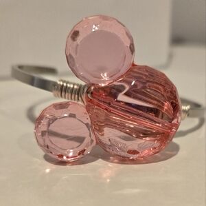 Pink Mickey Shaped bangel Bracelet